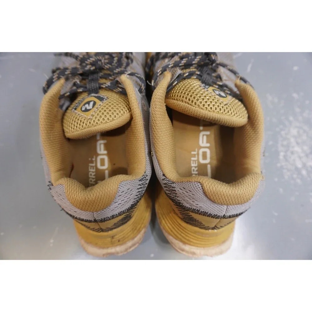 Merrell Moab Flight Trail Athletic Hiking Shoes Women’s 9.5 J067632 Grey Yellow